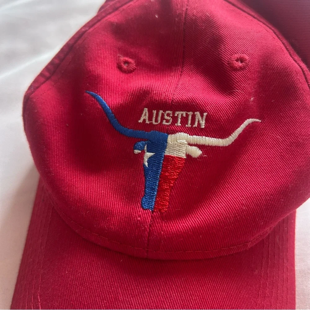 Youth/Junior Austin TX Hat - Red
